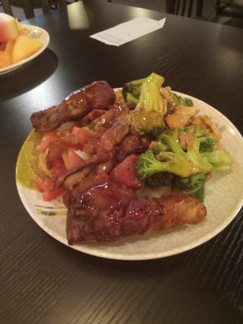 Chicken with Broccoli Beef